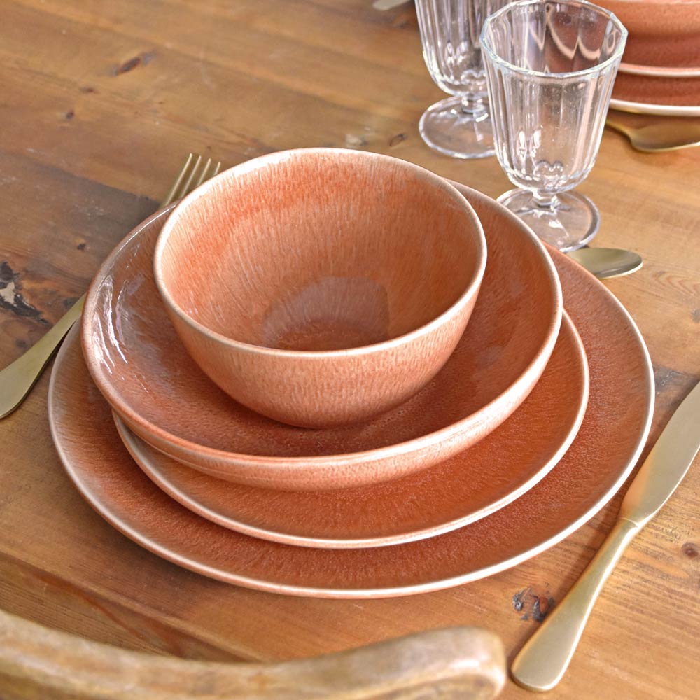 Servicio para 2 - Terracota Siena