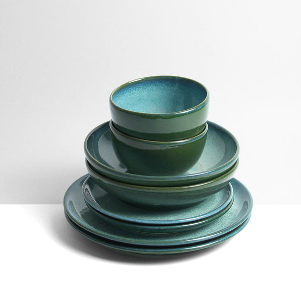 Vajilla Para 2 - Verde Turquesa