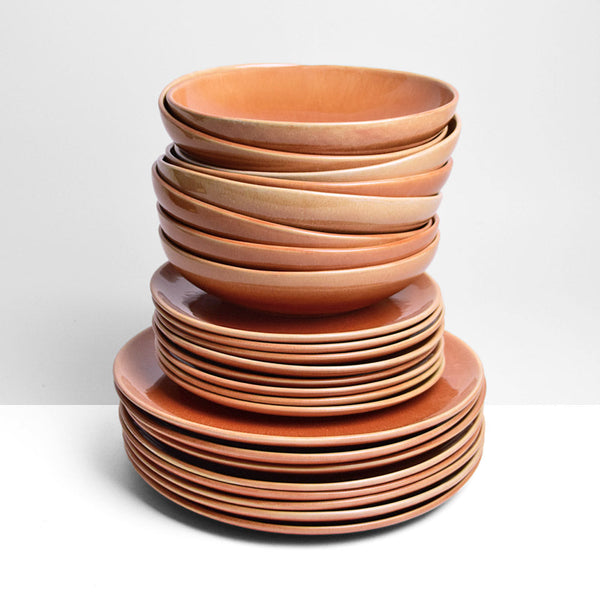 Servicio Para 8 - Terracotta Sienna