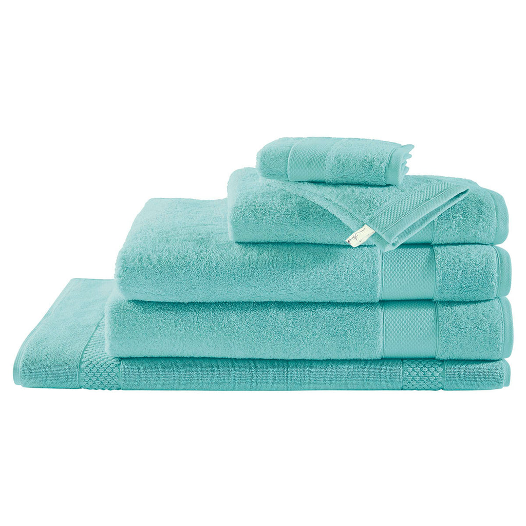 Éponge Unie - Serviette de Toilette - Turquoise