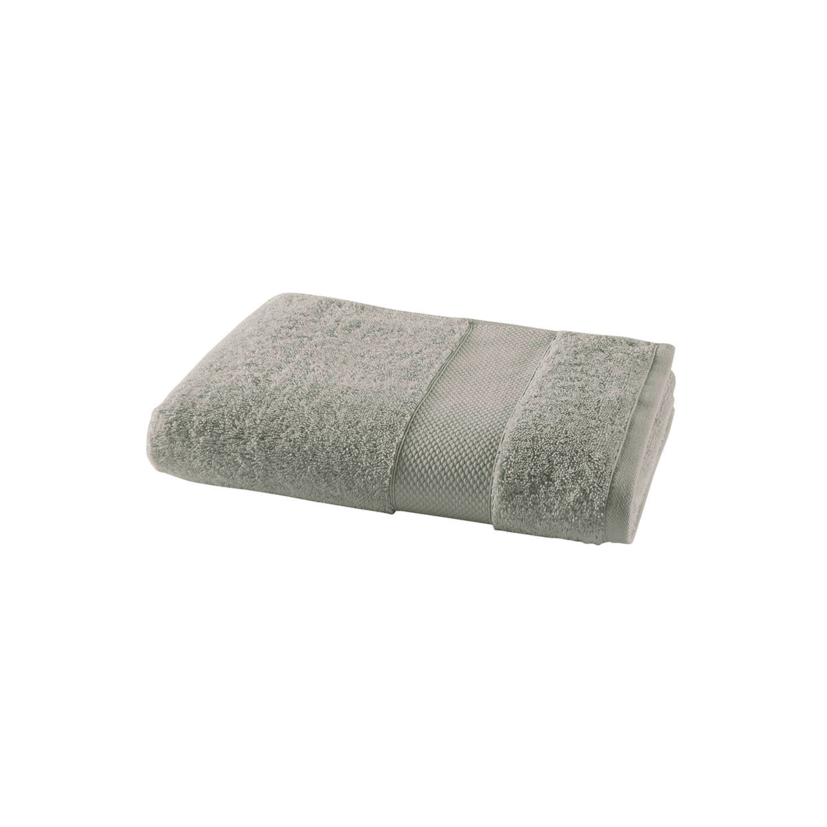 Éponge Unie - Serviette de Toilette - Vert de Gris
