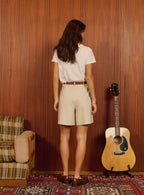 Shorts Pila - Crema