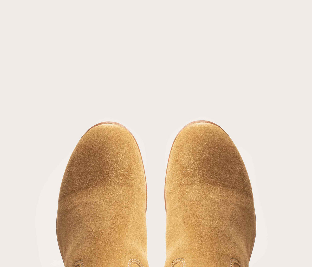 Bottes Simone - Velours Havane - Femme