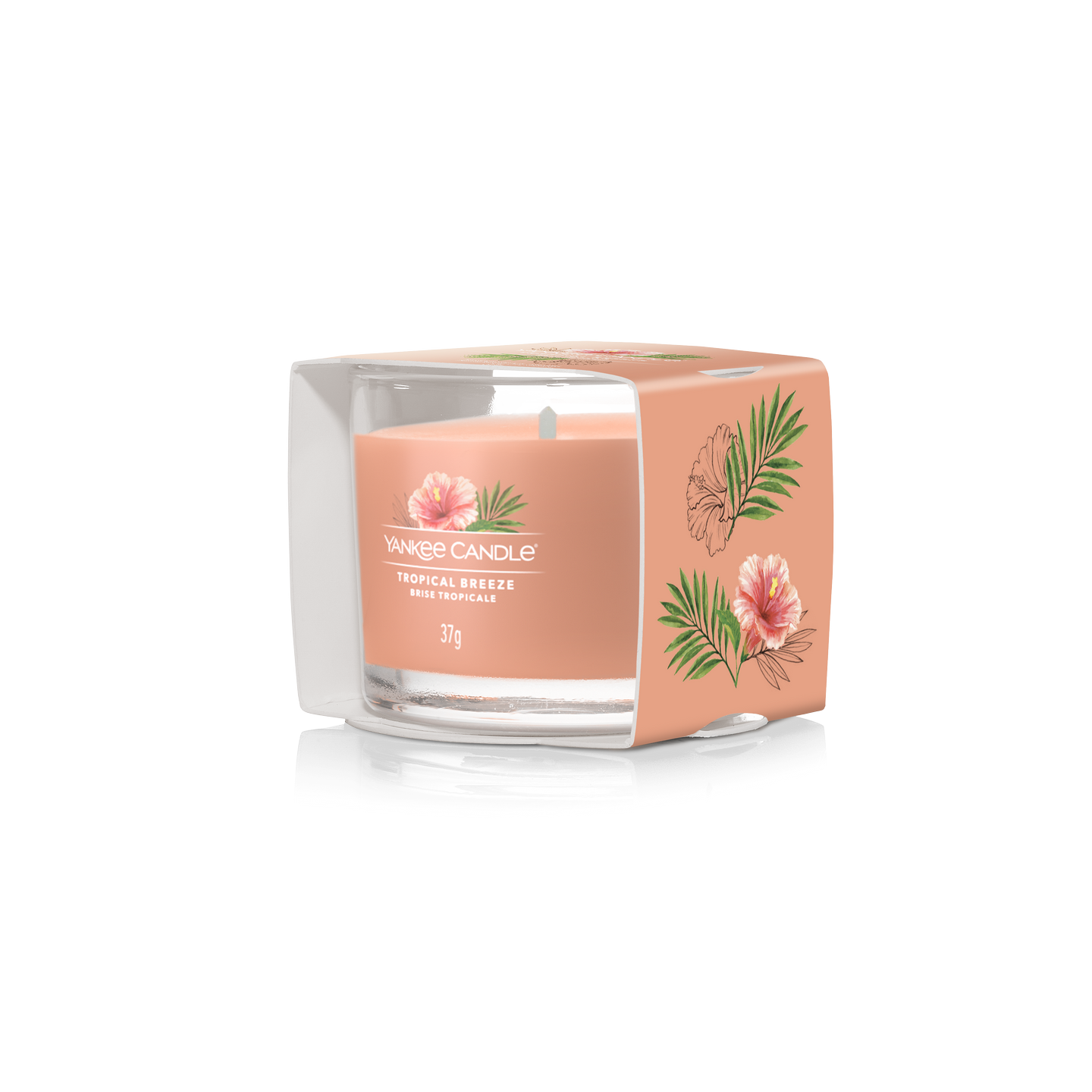 Yankee Candle - Glass Votive Candle - Tropical Breeze