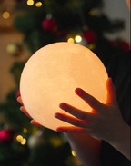 Lampe Lune - Bois - 2 Tailles