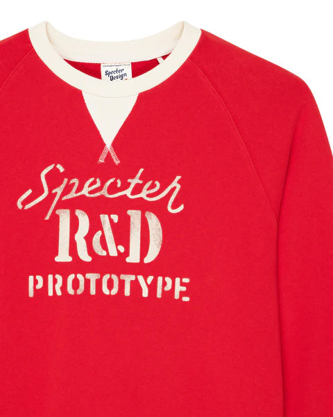 Sudadera Spectre R&D Crew - Rojo Marte