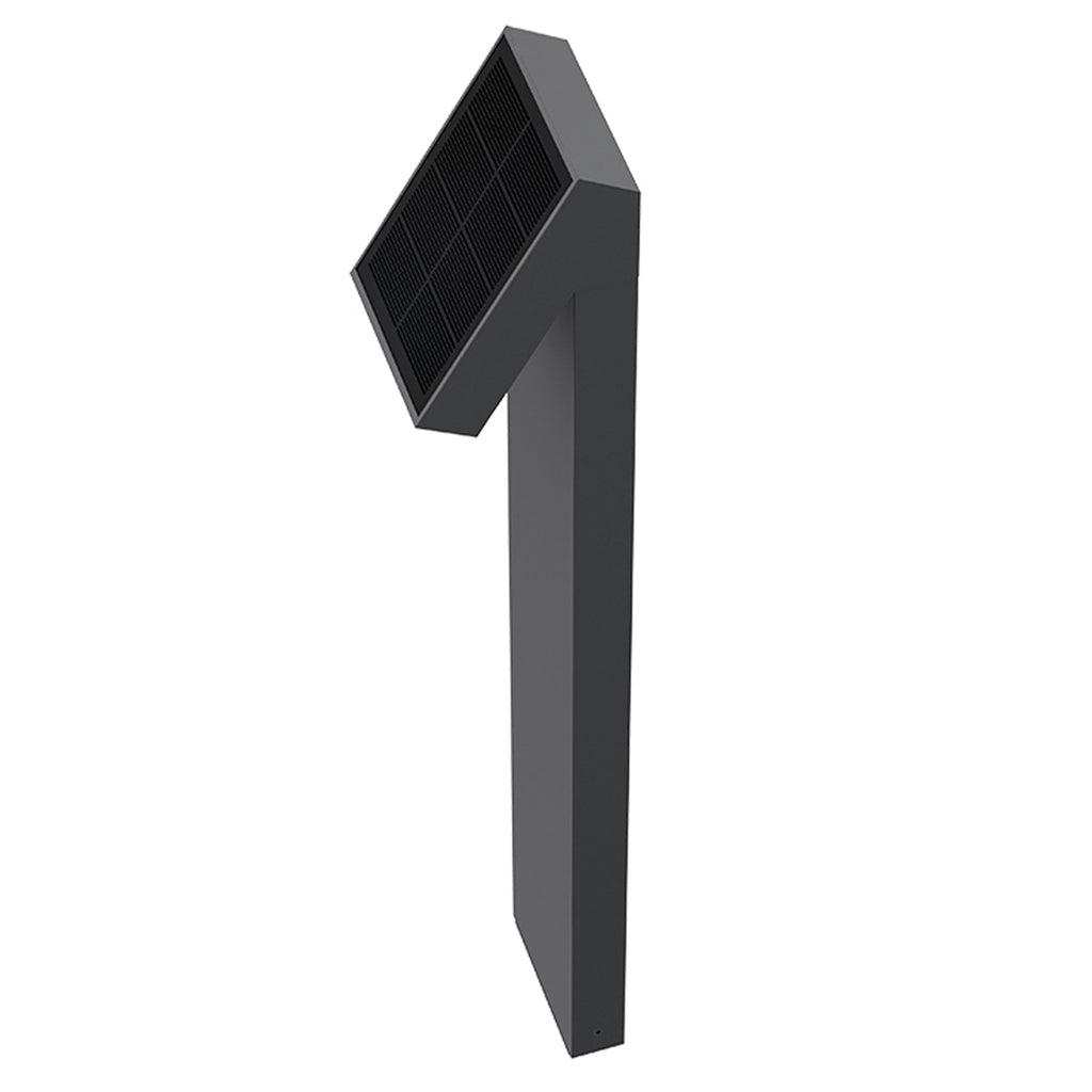 Soltek - Solar Bollard & Post - Plastic - Black