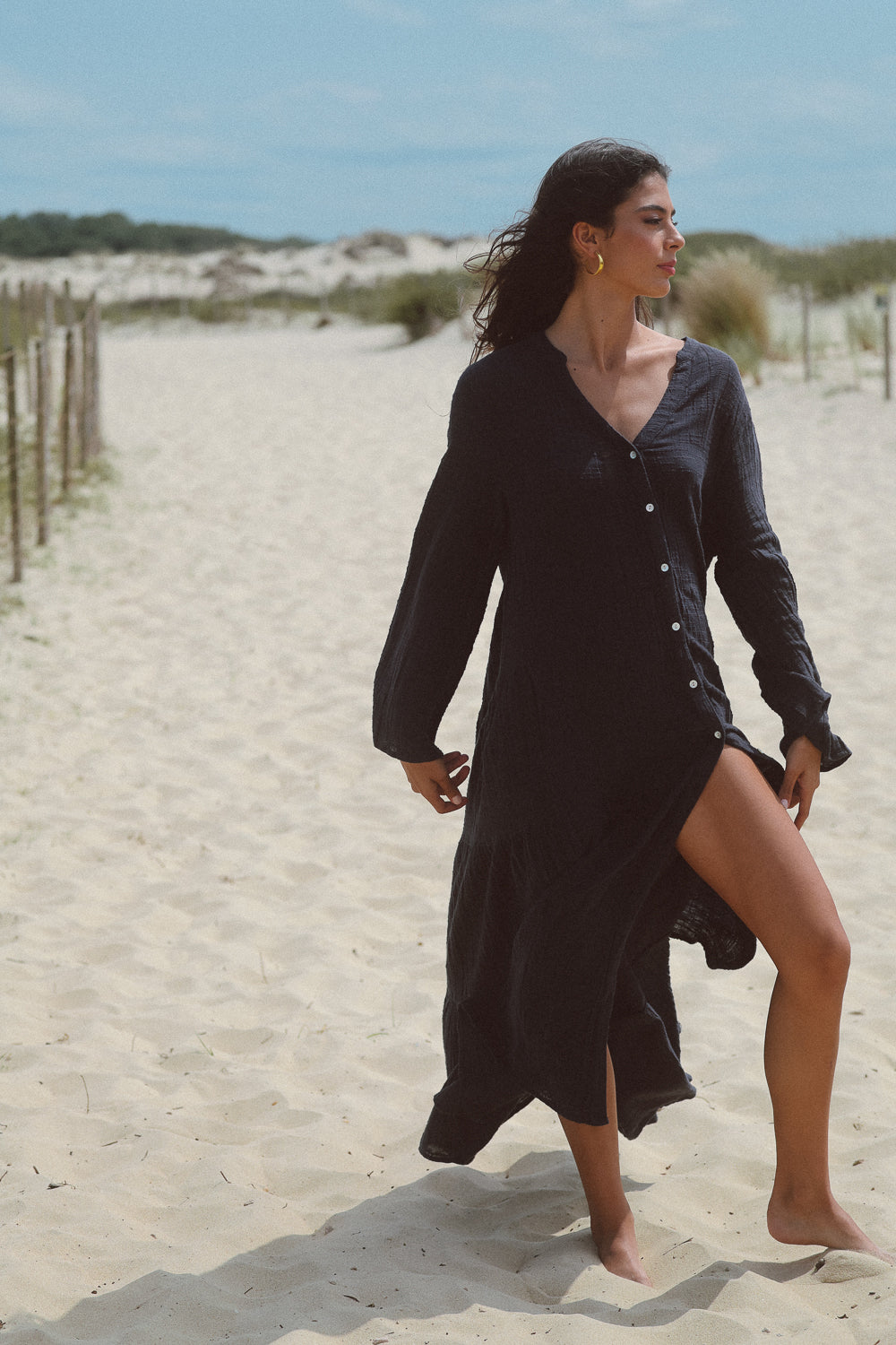 Stella Dress - Carbon