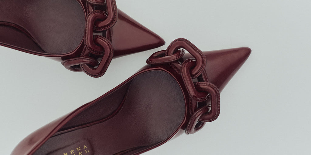 Catena Burgundy High-Heel Pump
