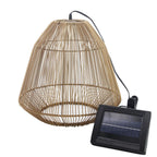 Maya - Suspension Solaire - Polyrotin - Beige