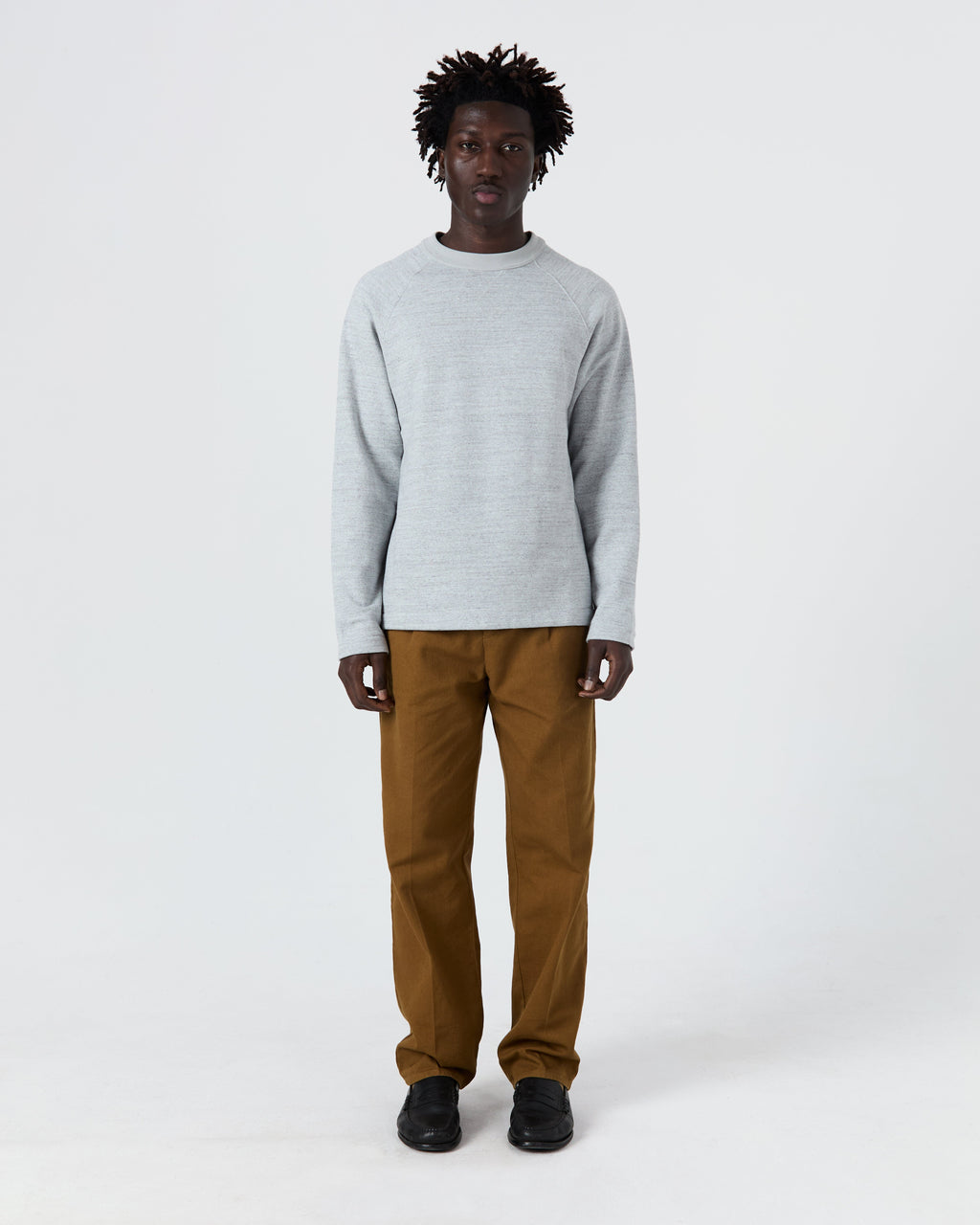 Sweatshirt Lowell – Graumeliert
