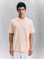 Camiseta unisex Ilustración de albaricoque