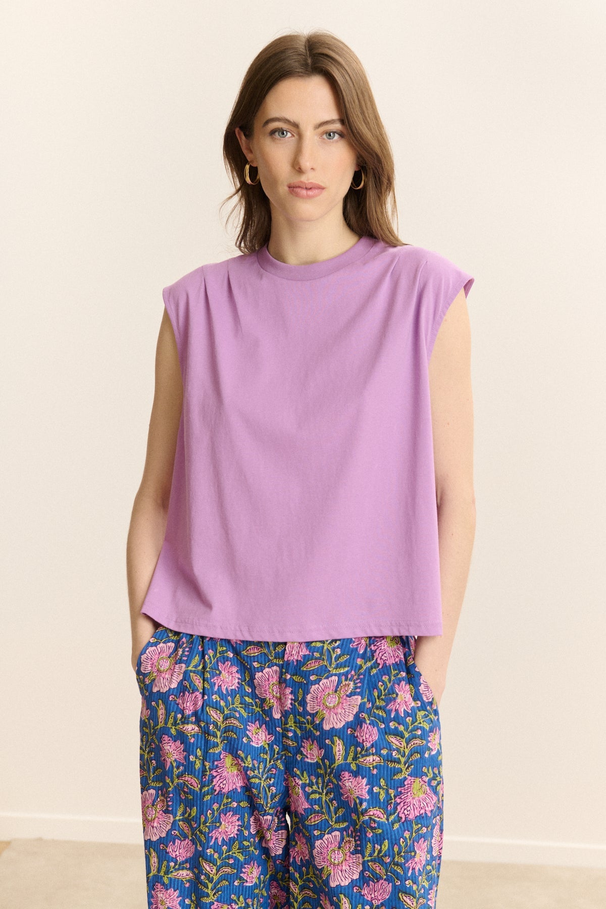 T-Shirt Vivi - Lilas