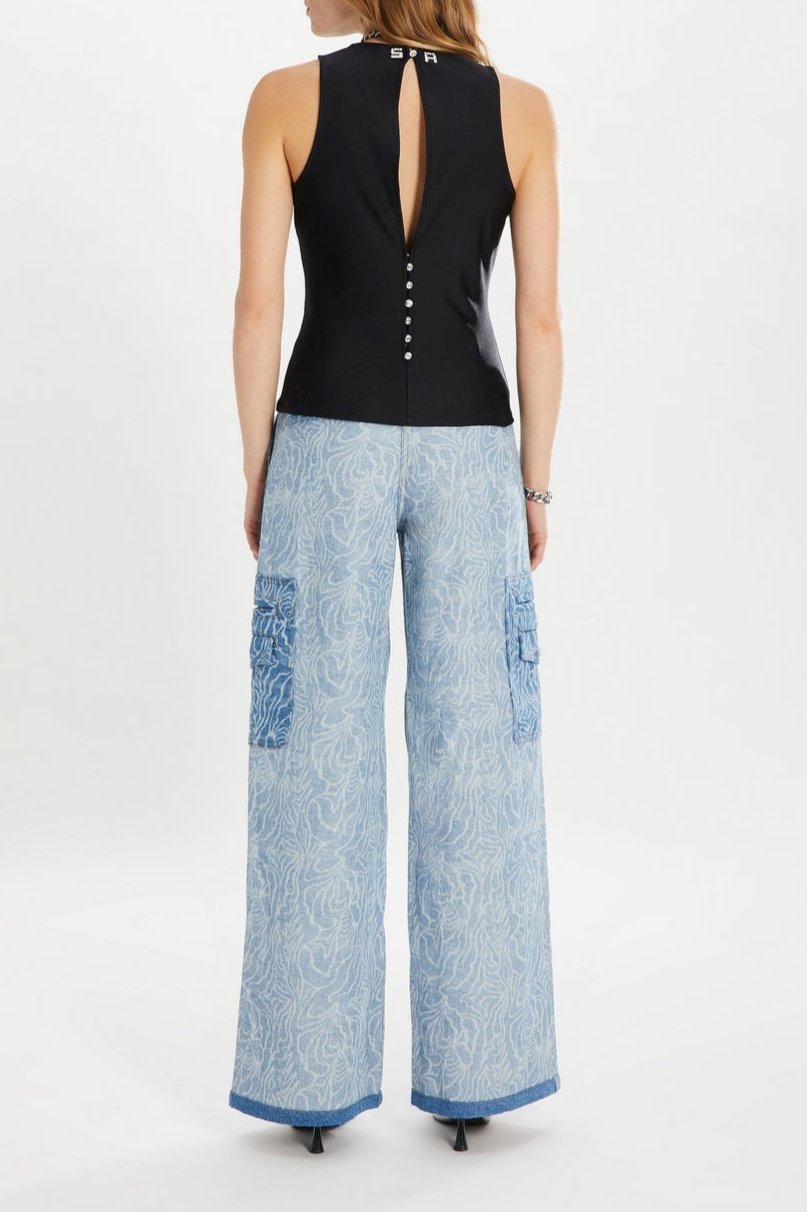 Vest Top - Black - Women