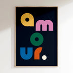 Amour Multi Noir - Multicolore