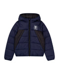 Timberland - Chaqueta de plumas con capucha - Azul Indigo - Niño
