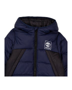 Timberland - Chaqueta de plumas con capucha - Azul Indigo - Niño