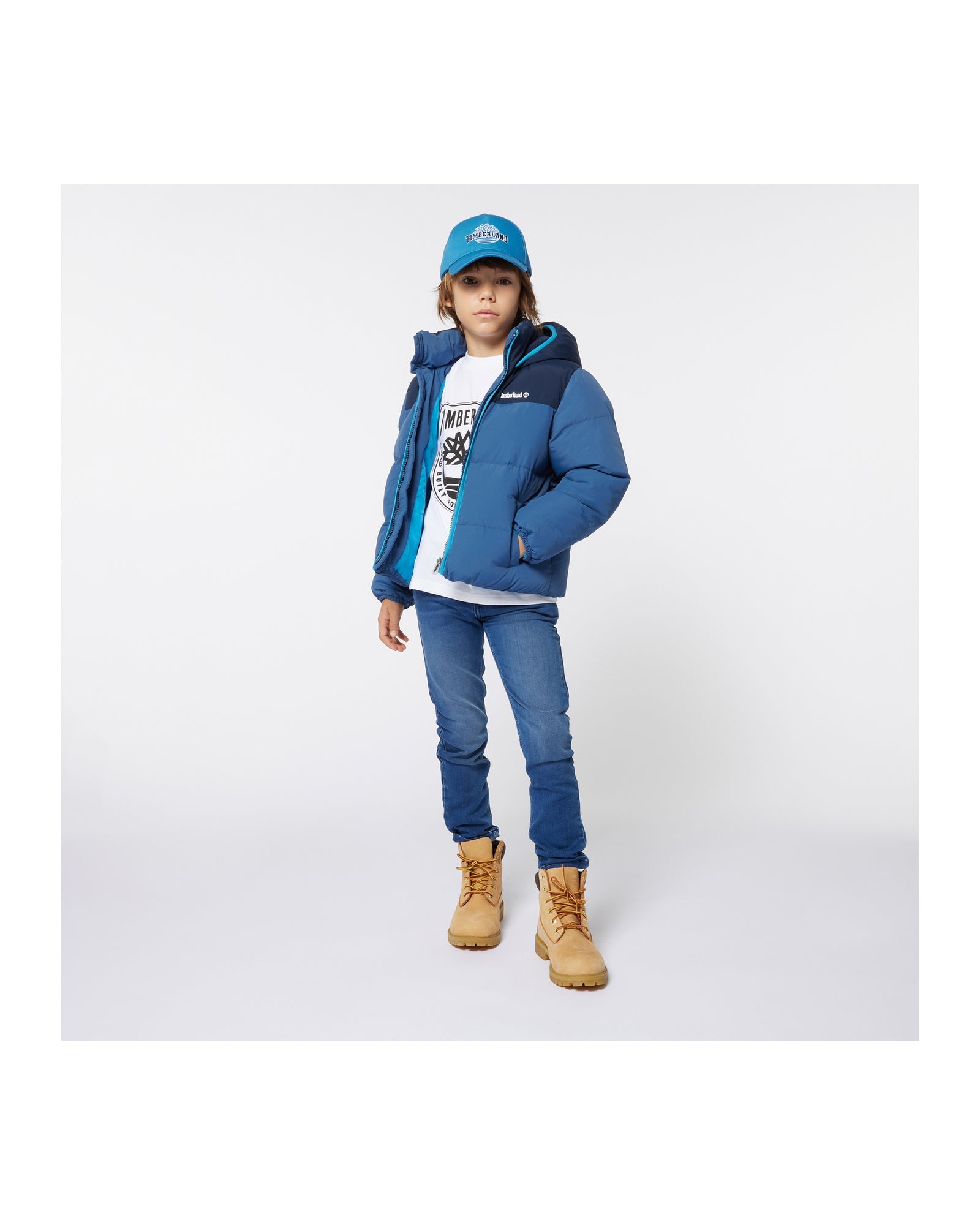 Timberland - Plumífero - Azul Tormenta - Infantil - Niño