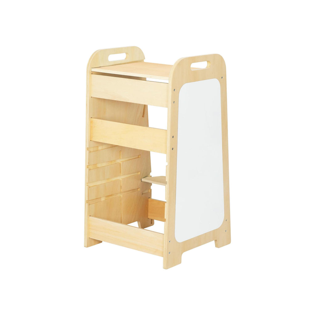 5-in-1 Multifunctional Learning Tower – Play XL Mint & Yellow