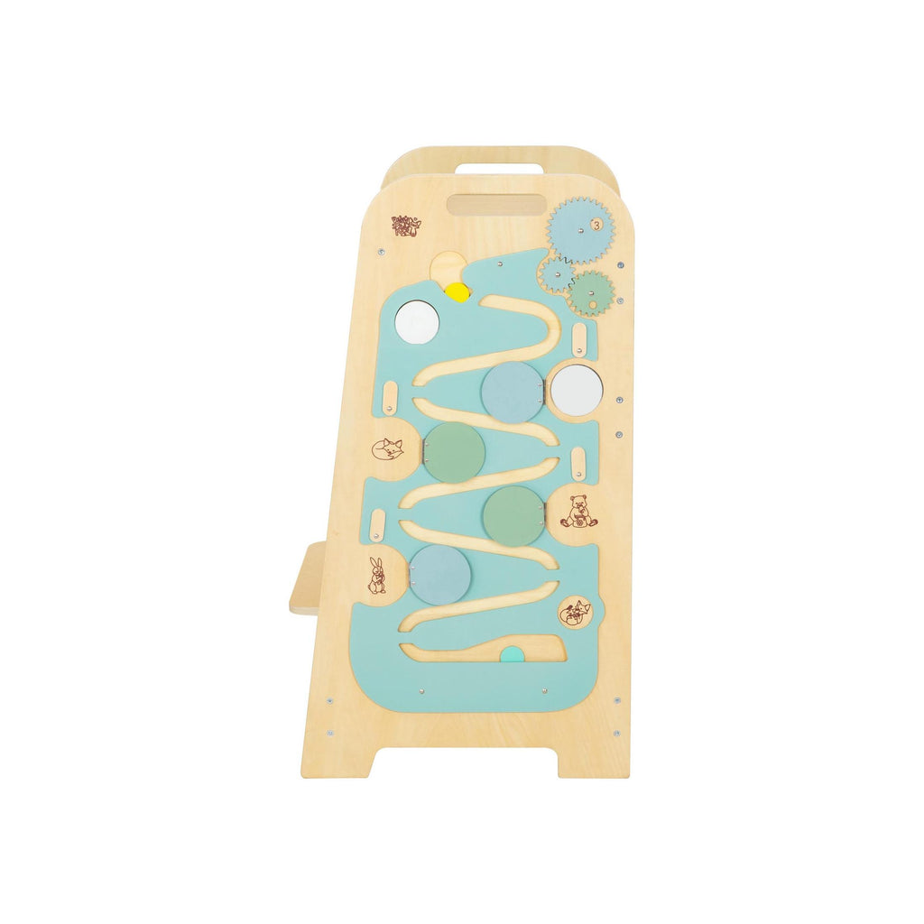 5-in-1 Multifunctional Learning Tower – Play XL Mint & Yellow