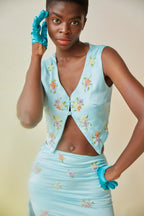 Isidora Top - Light Blue
