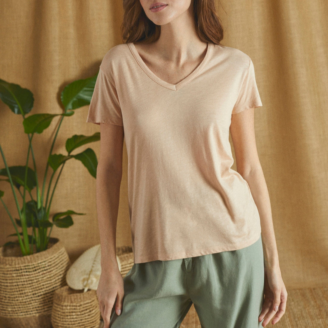 T-Shirt Taco - Hazelnut - Femme
