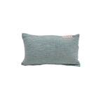 Taichi Slub Cotton Cushion - Aqua