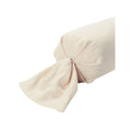 Lino Lavado - Funda de Almohada Cilíndrica - Natural