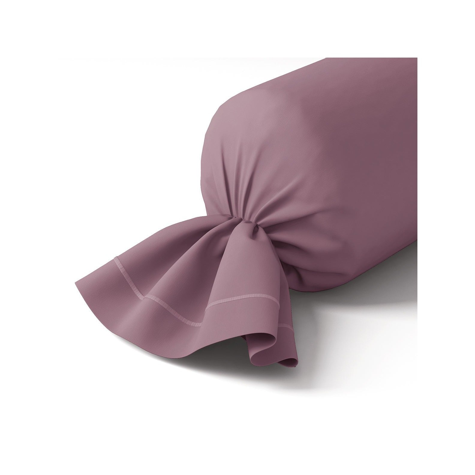 Percale Unie - Funda De Almohada Cilíndrica - Violeta