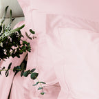 Percale Unie - Funda de Almohada - Rose