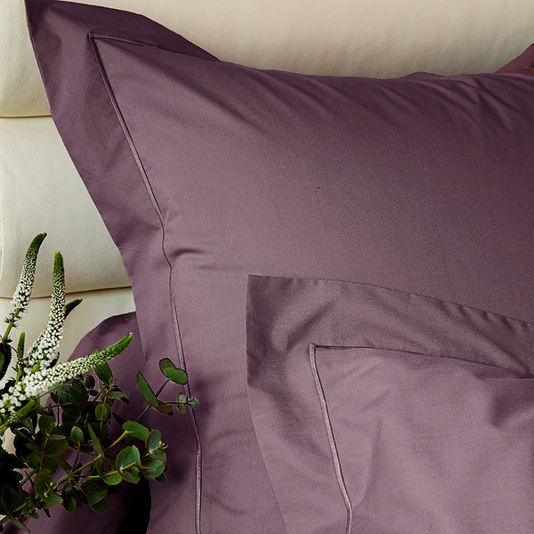 Percale Unie - Funda de Almohada - Violet