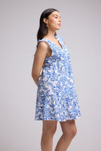 Vestido Corto - Tania Corto - Azul