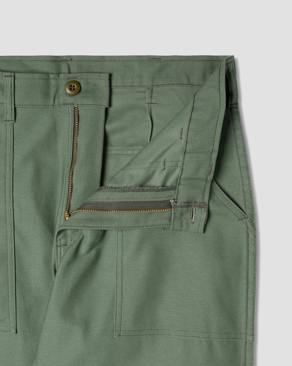 Taper Fatigue - Olive Sateen 8.5oz
