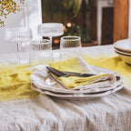 Large Tara Cotton Tablecloth - Citrus