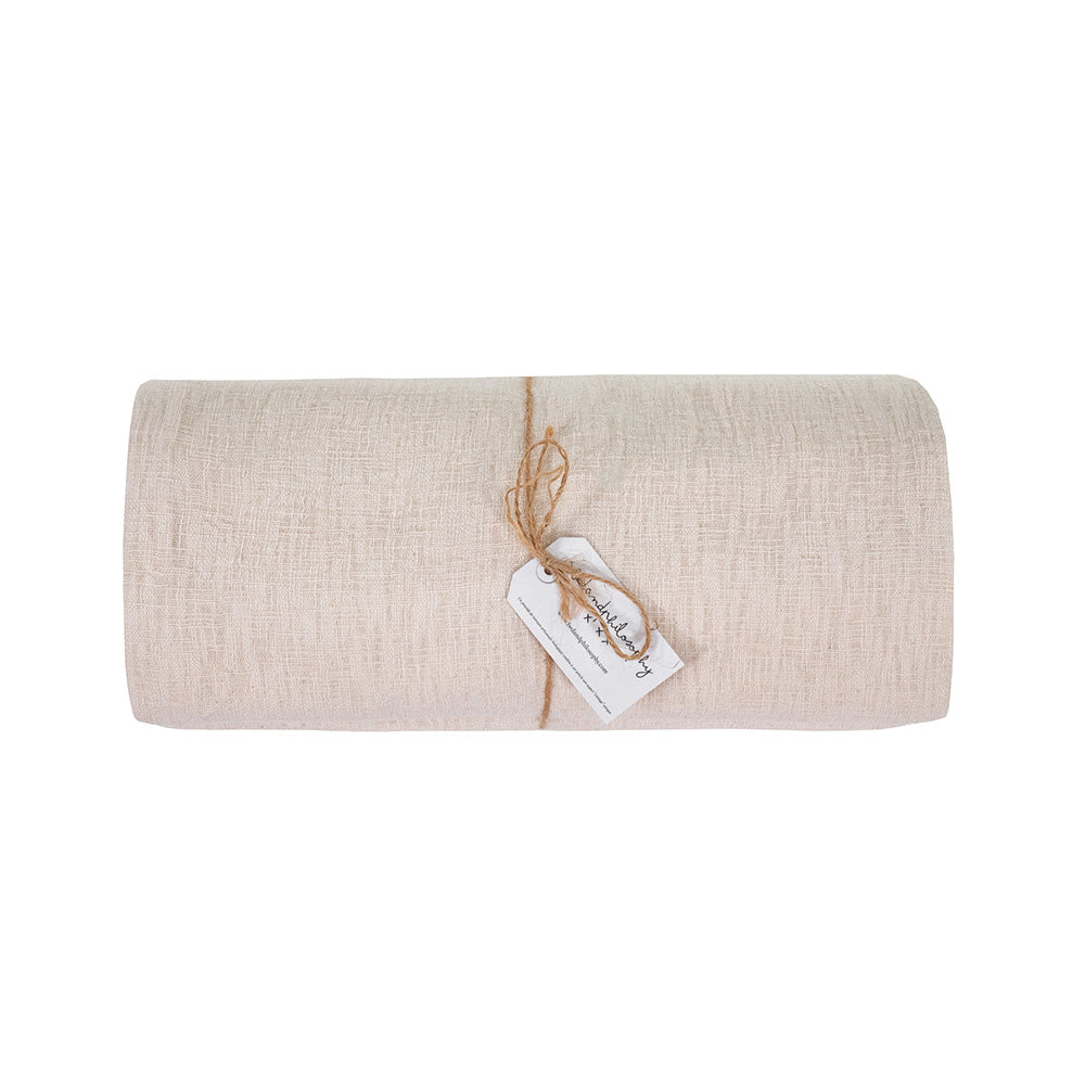 Grande Nappe En Coton Tara - Coloris Ecru