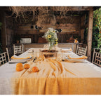 Grande Nappe En Coton Tara - Coloris Marigold