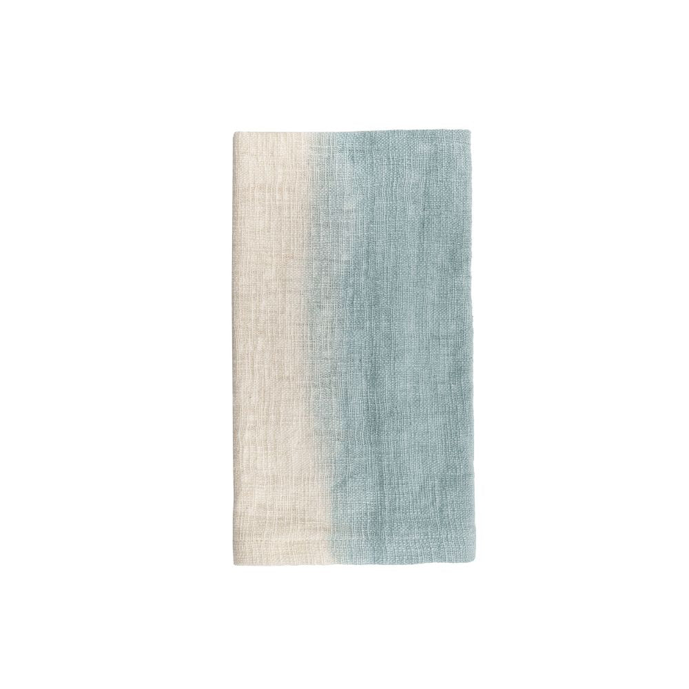 Lot De 4 Serviettes De Table En Coton Tatin - Coloris Aqua