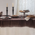 Lote de 4 servilletas de mesa de algodón - Tatin - Ébano