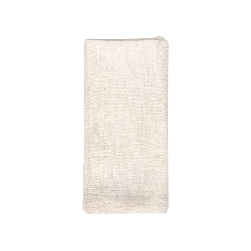 Lot De 4 Serviettes De Table En Coton Tatin - Coloris Ecru