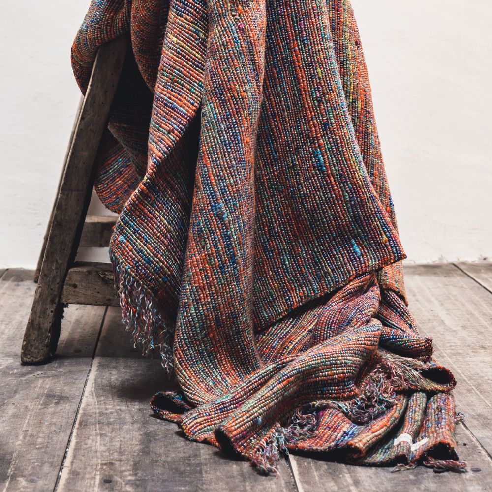 Plaid À Tissage Manuel - Brazil - 140X220Cm