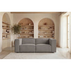Mini Basil - Glat Stof - Lige Sofa