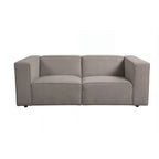 Mini Basil - Glat Stof - Lige Sofa