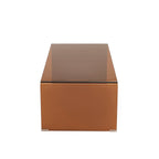 Ginza - Coffee Table - Tempered Glass - Amber
