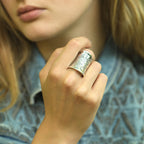 Bague Balam Argent Massif
