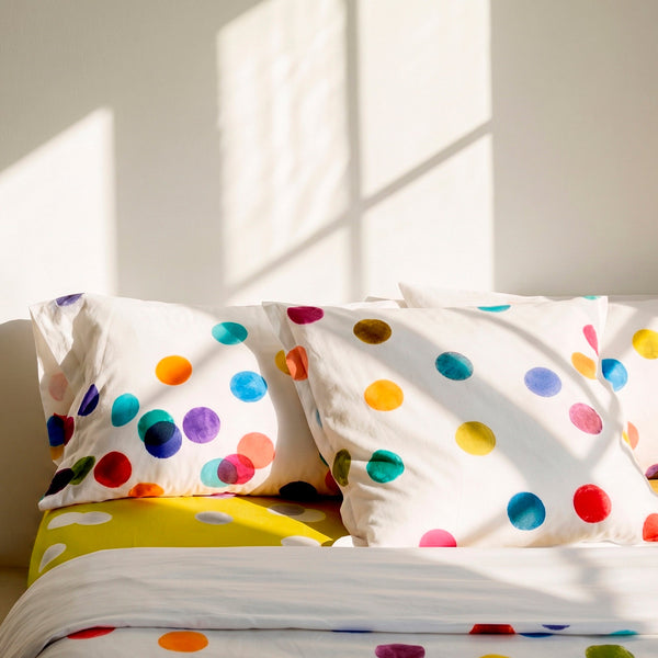 Taie D'Oreiller Confetti - Multicolore