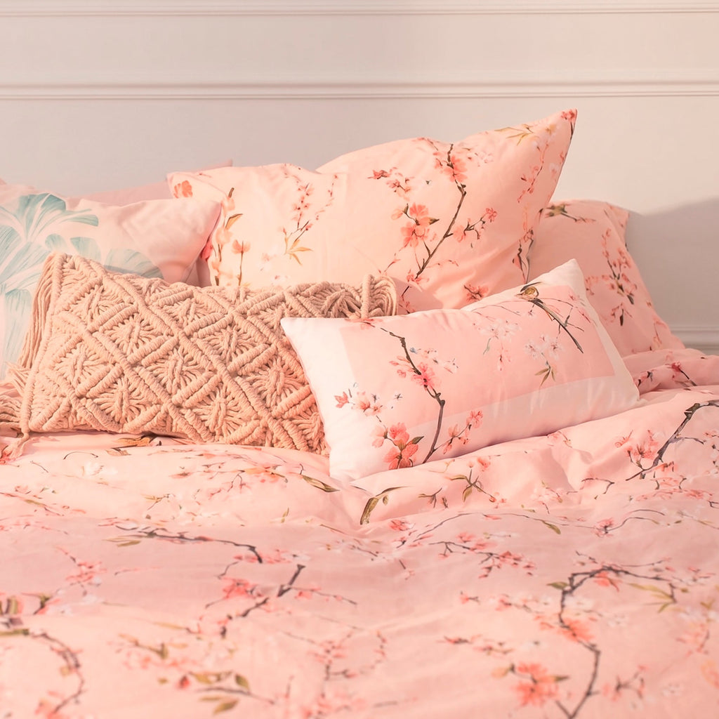 Bettbezug Chinoiserie Rose - Mehrfarbig