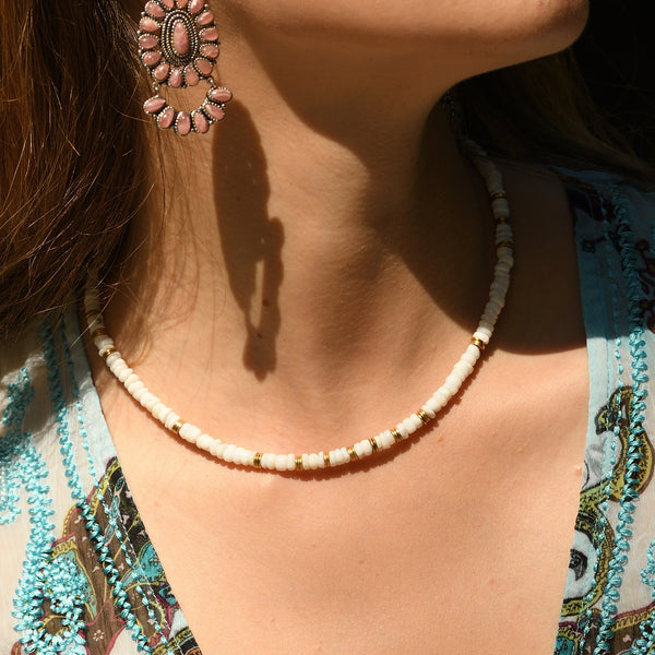 White Opal Necklace