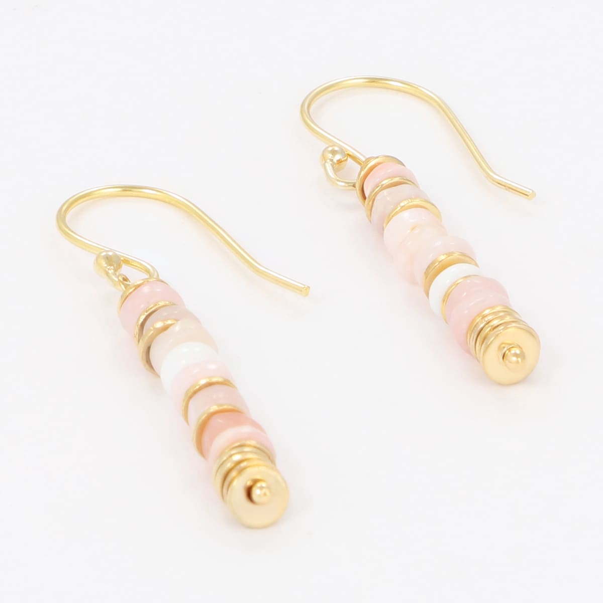 Quetzal Pink Opal Earrings