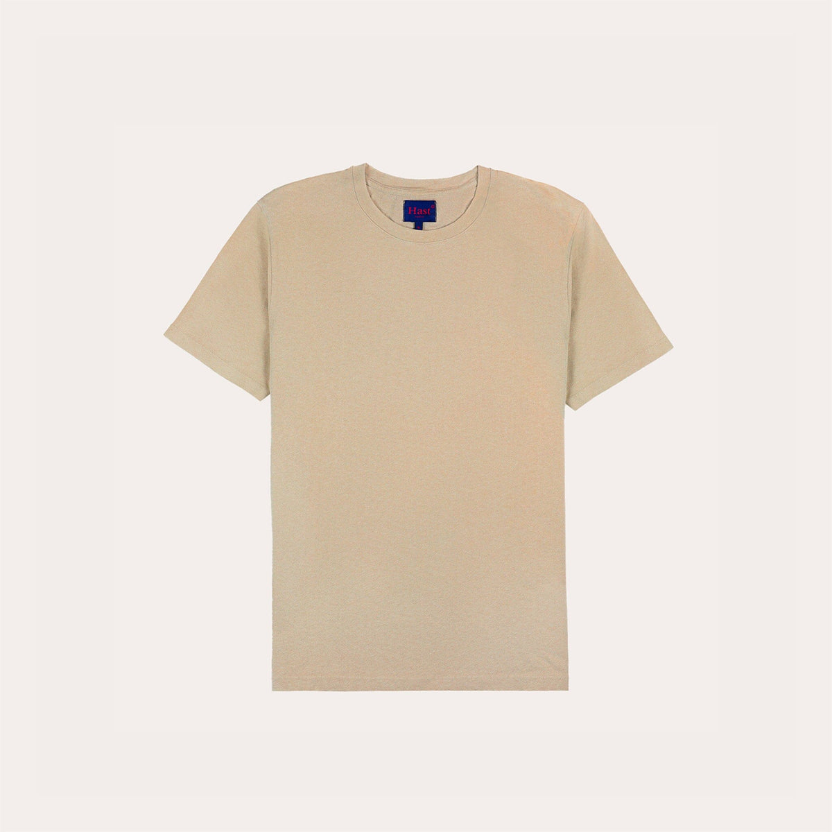 Tee-Shirt En Coton Et Lin Beige