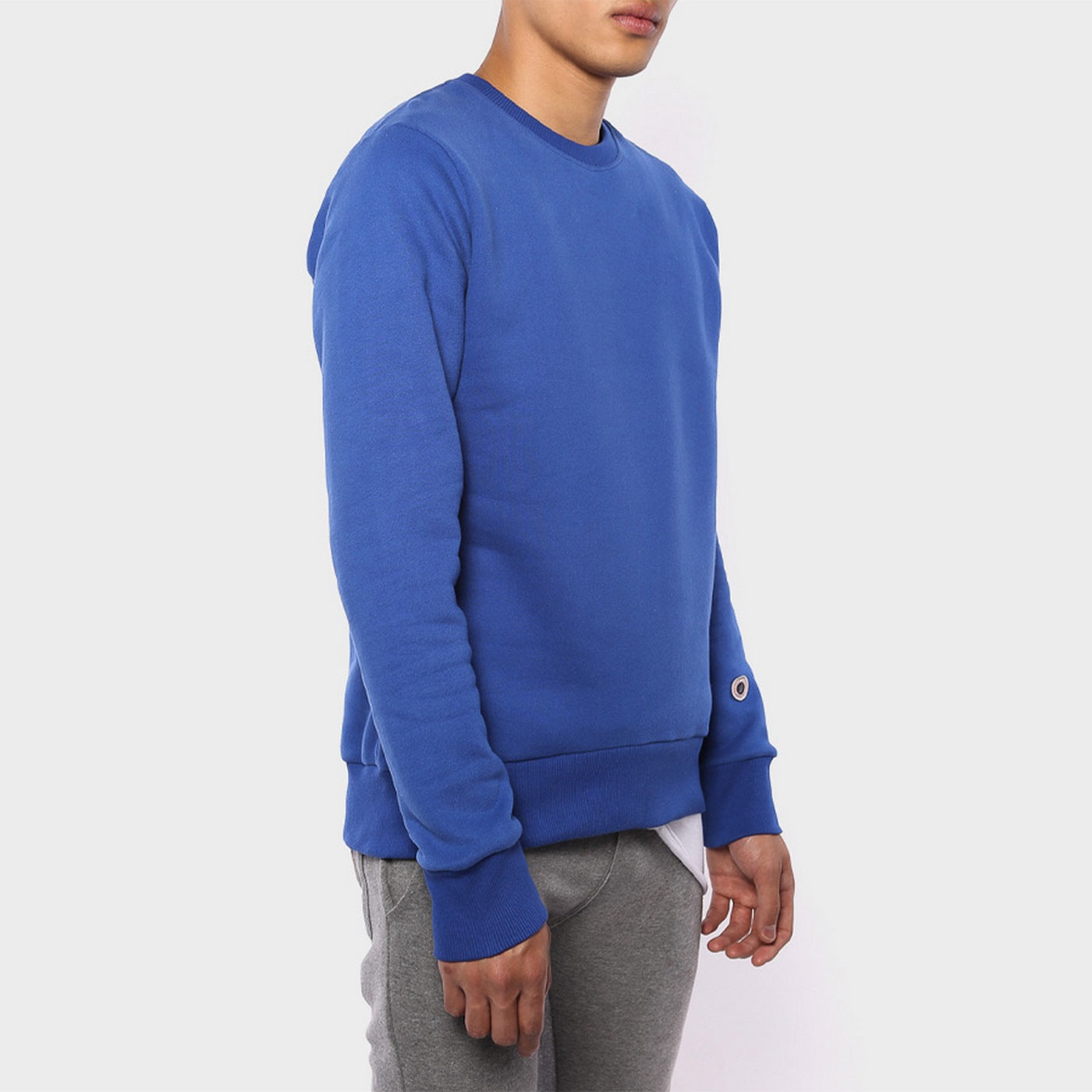 Sudadera Terry Classic Crew - Azul Supreme - Mixto